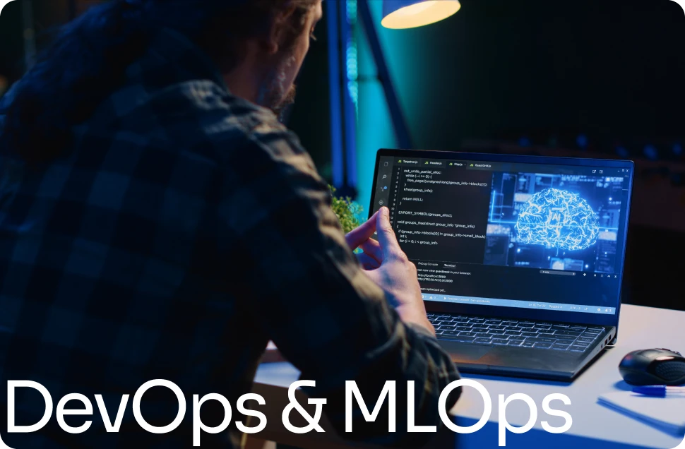 Whether you’re launching a new product or managing ML models in production, our DevOps and  MLOps practices ensure your systems are resilient, reproducible, and ready for scale.